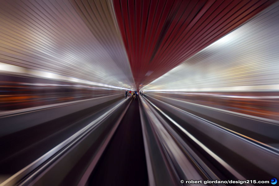 Moving Sidewalk - Action Photography