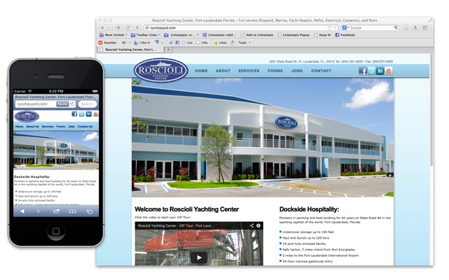 RYCshipyard.com - Web Design Portfolio