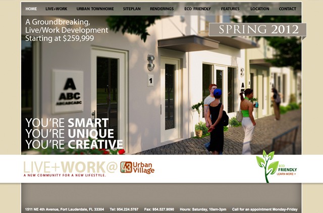 43UrbanVillage.com - Web Design Portfolio
