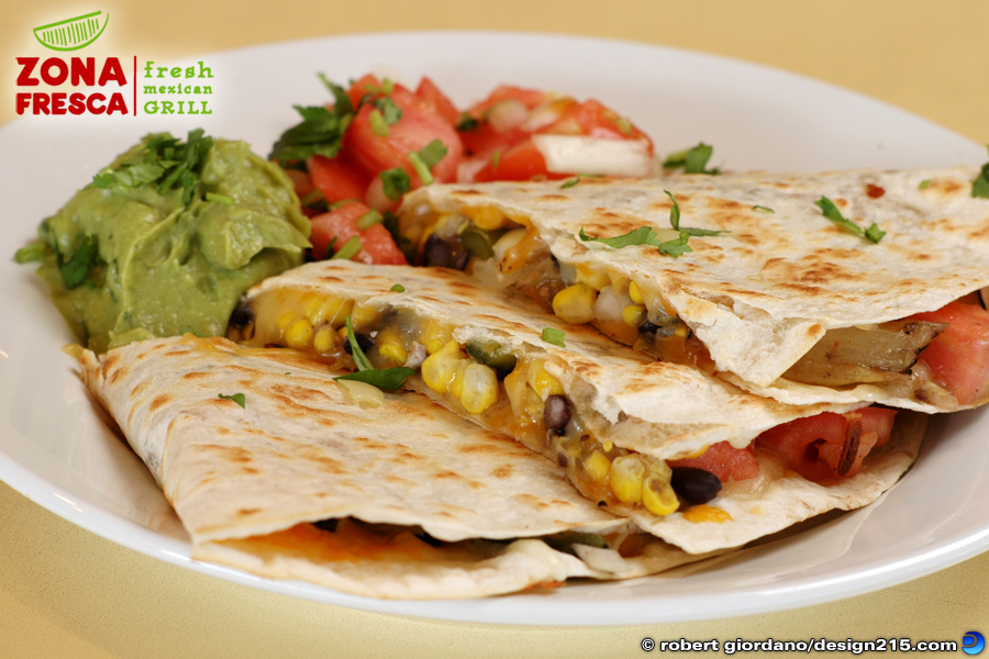 Quesadillas at Zona Fresca - Food Photography